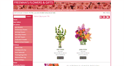 Desktop Screenshot of freemansflowersandgifts.com